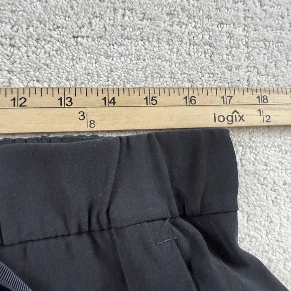 Lululemon On The Fly Wide-Leg 7/8 Pant Woven Black Travel Women's 10 $118 - Picture 6 of 12